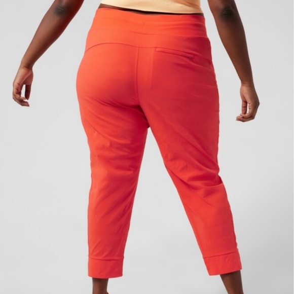 Athleta NWT Trekkie North Jogger Pant Orange Size 20 - Picture 2 of 10